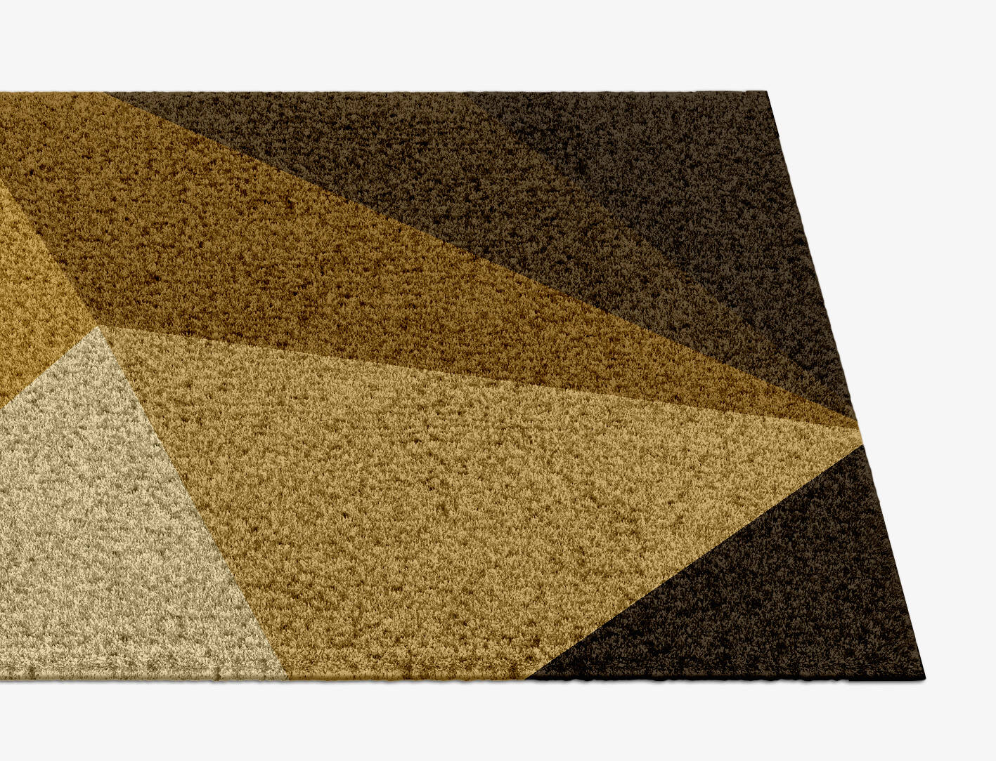 Polyhedron Modern Geometrics Runner Hand Knotted Tibetan Wool Custom Rug by Rug Artisan