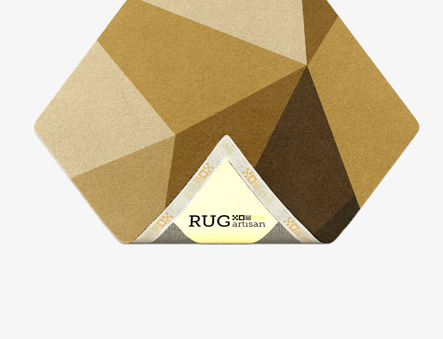 Polyhedron Modern Geometrics Diamond Hand Tufted Pure Wool Custom Rug by Rug Artisan