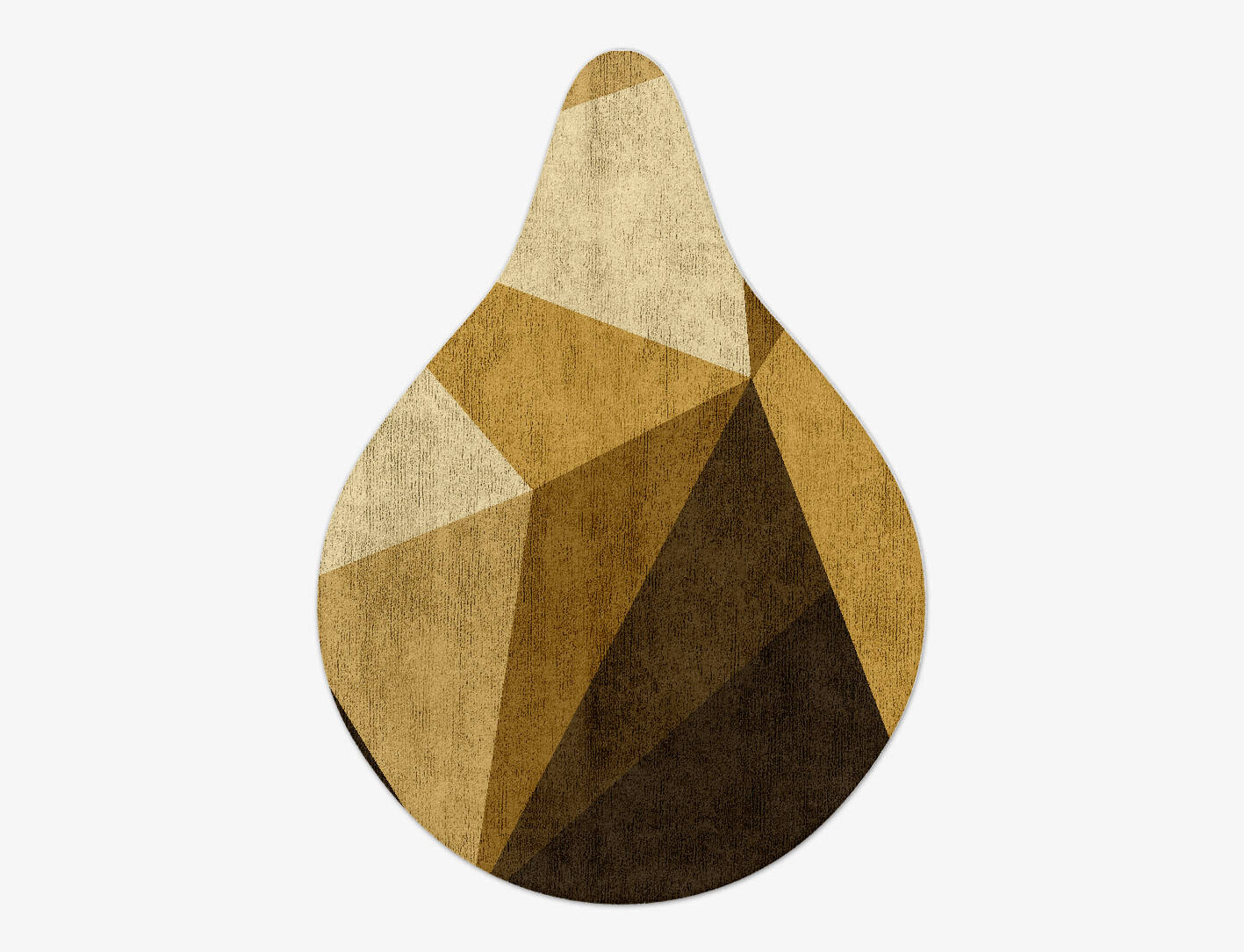 Polyhedron Modern Geometrics Drop Hand Tufted Bamboo Silk Custom Rug by Rug Artisan