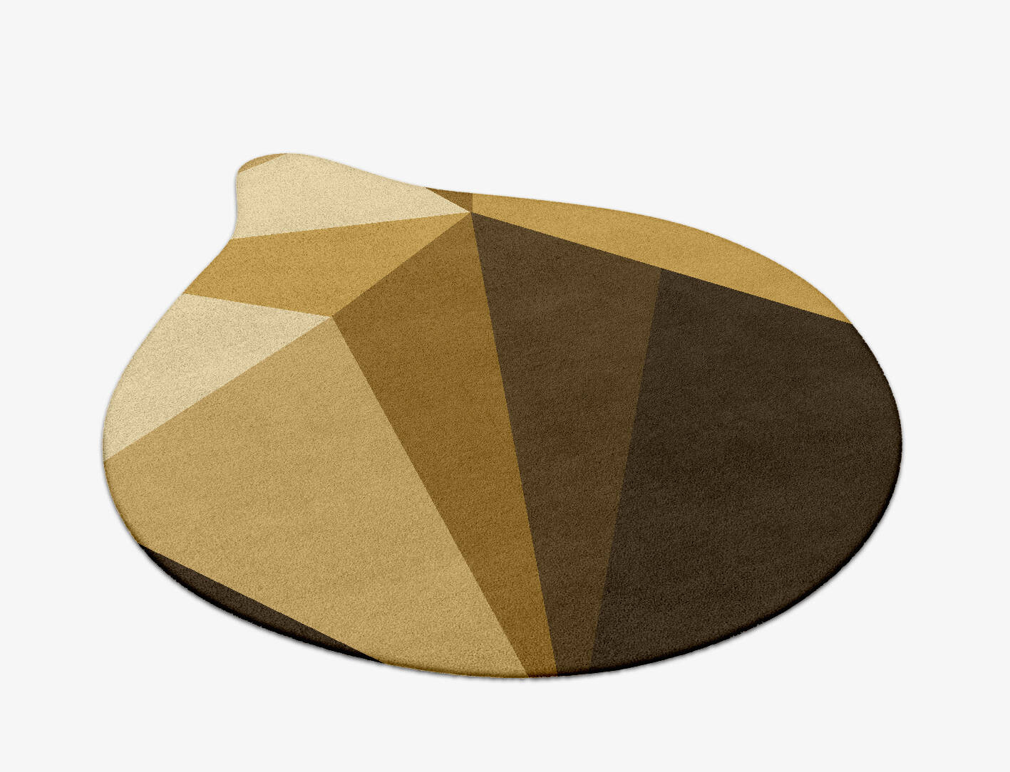 Polyhedron Modern Geometrics Drop Hand Tufted Pure Wool Custom Rug by Rug Artisan