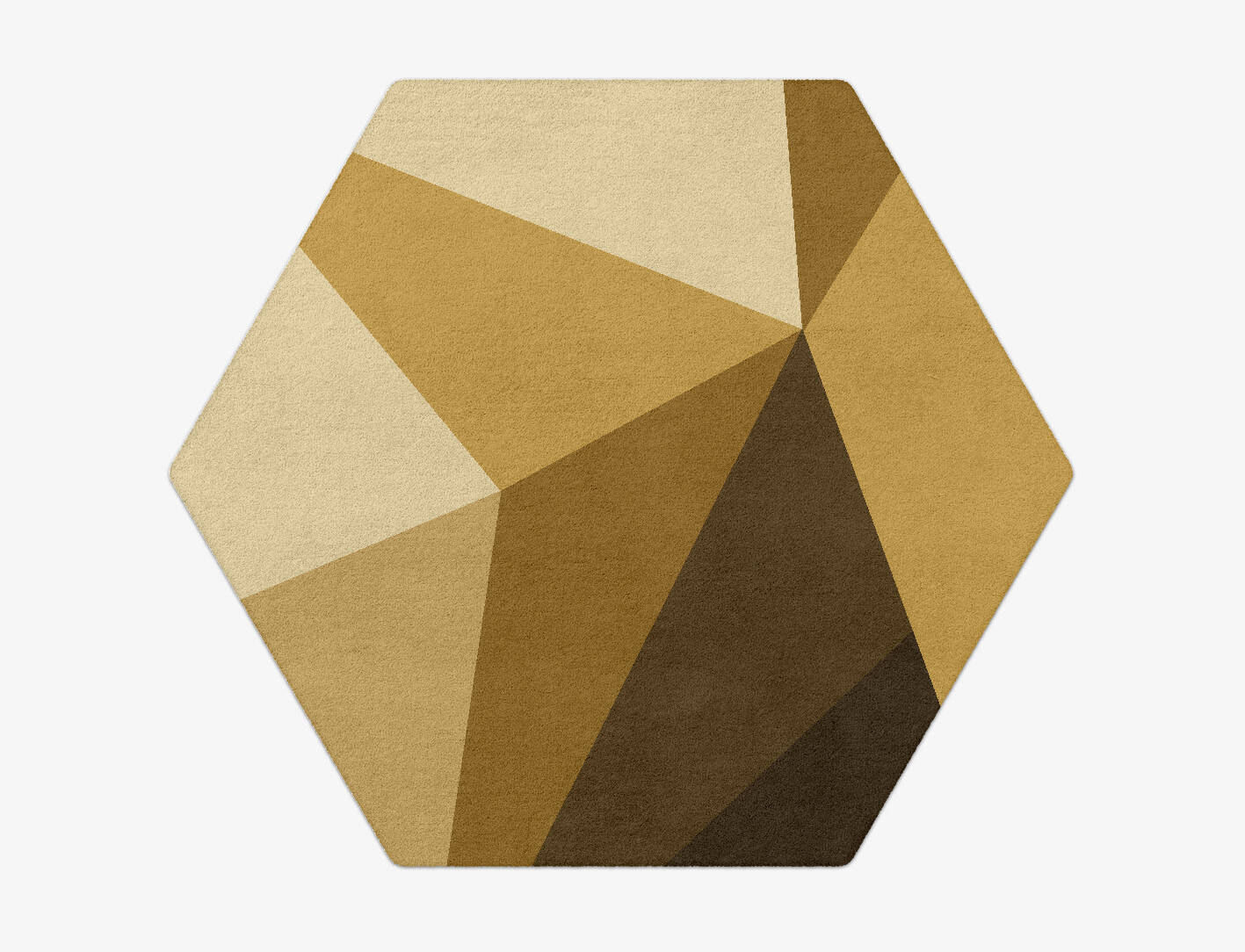 Polyhedron Modern Geometrics Hexagon Hand Tufted Pure Wool Custom Rug by Rug Artisan
