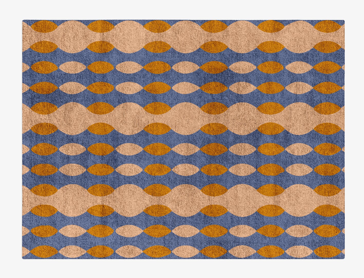 Polymer Geometric Rectangle Hand Tufted Bamboo Silk Custom Rug by Rug Artisan