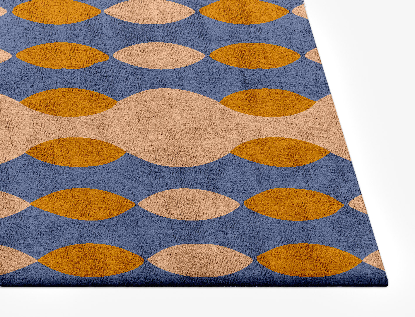 Polymer Geometric Rectangle Hand Tufted Bamboo Silk Custom Rug by Rug Artisan