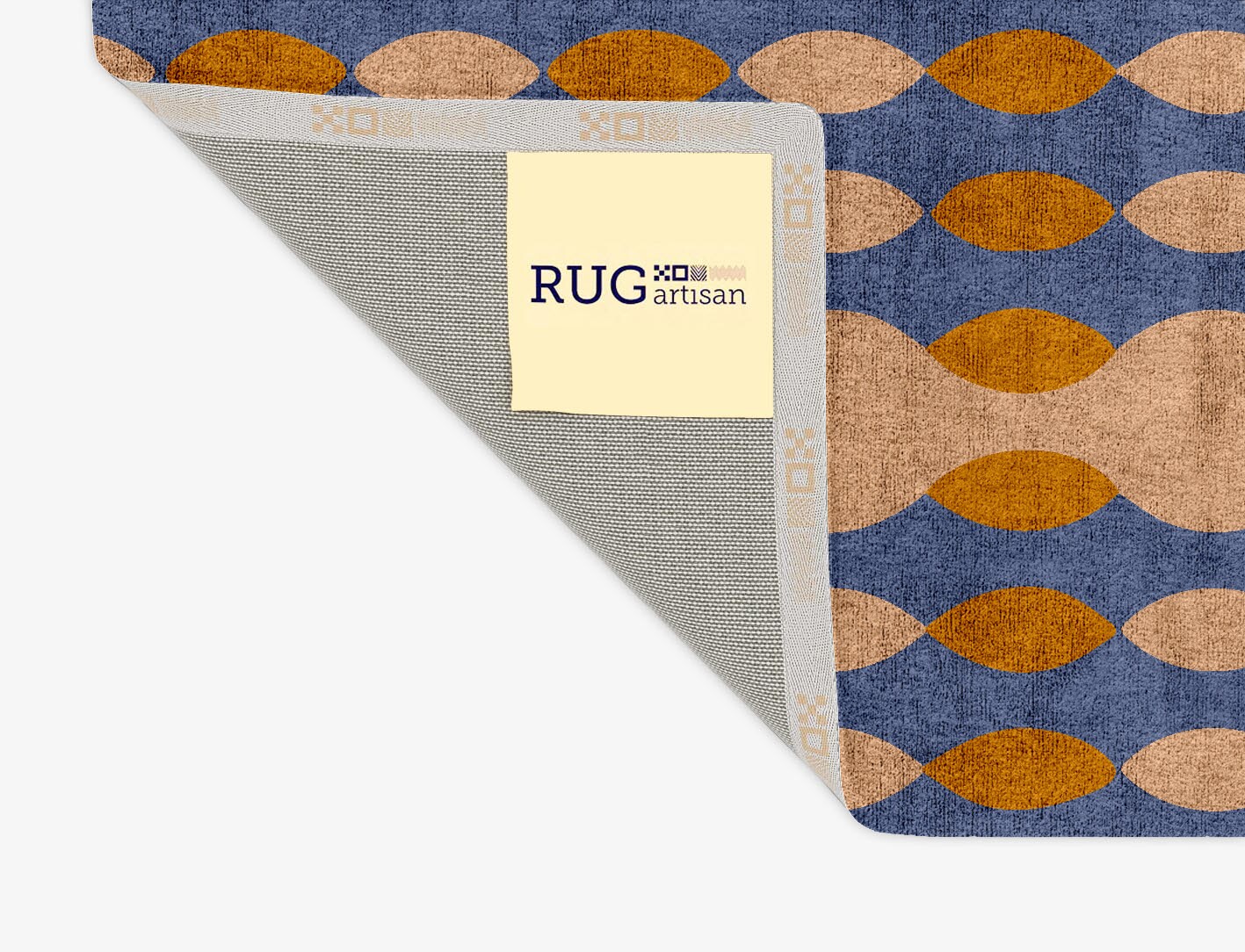 Polymer Geometric Rectangle Hand Tufted Bamboo Silk Custom Rug by Rug Artisan
