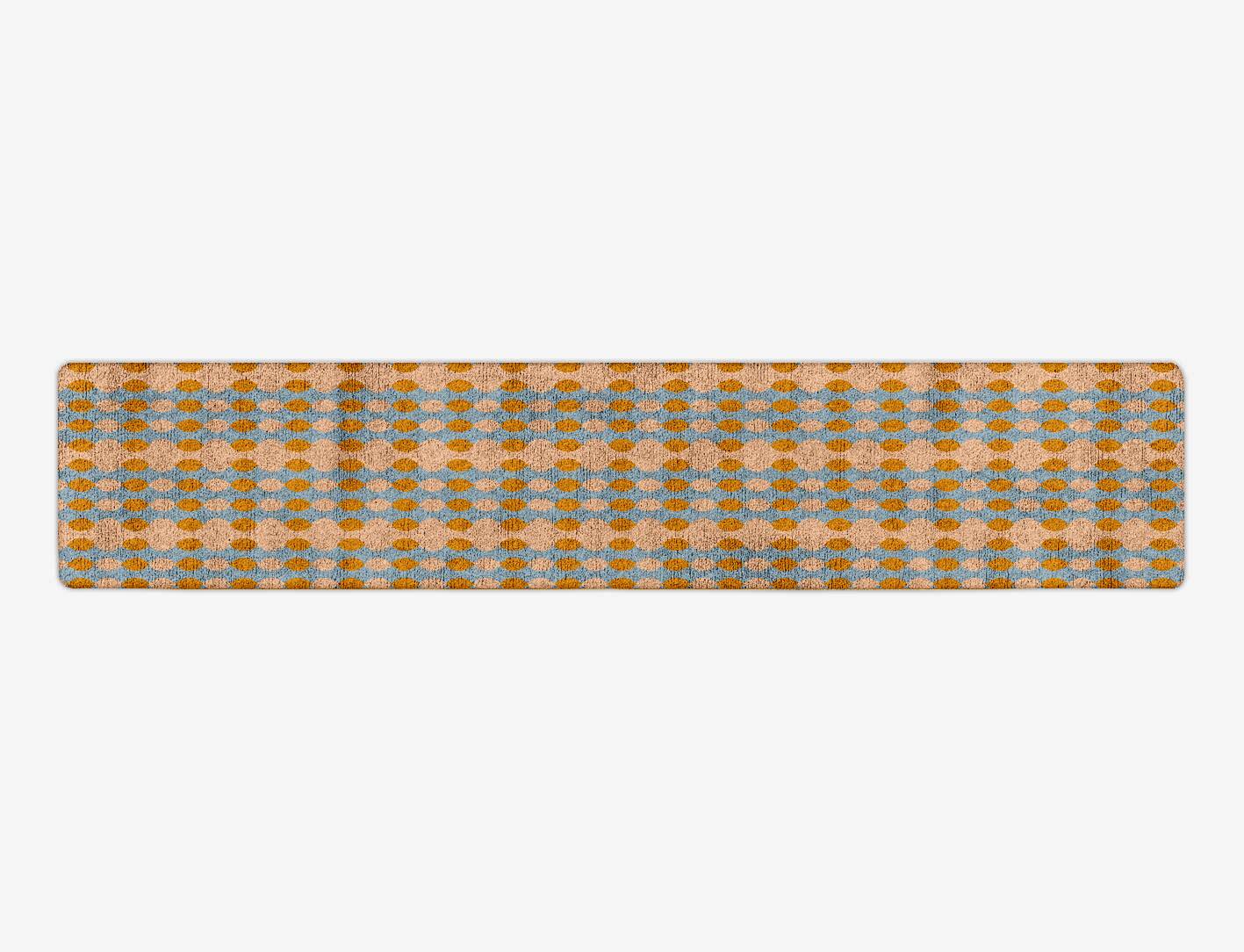 Polymer Modern Geometrics Runner Hand Tufted Bamboo Silk Custom Rug by Rug Artisan