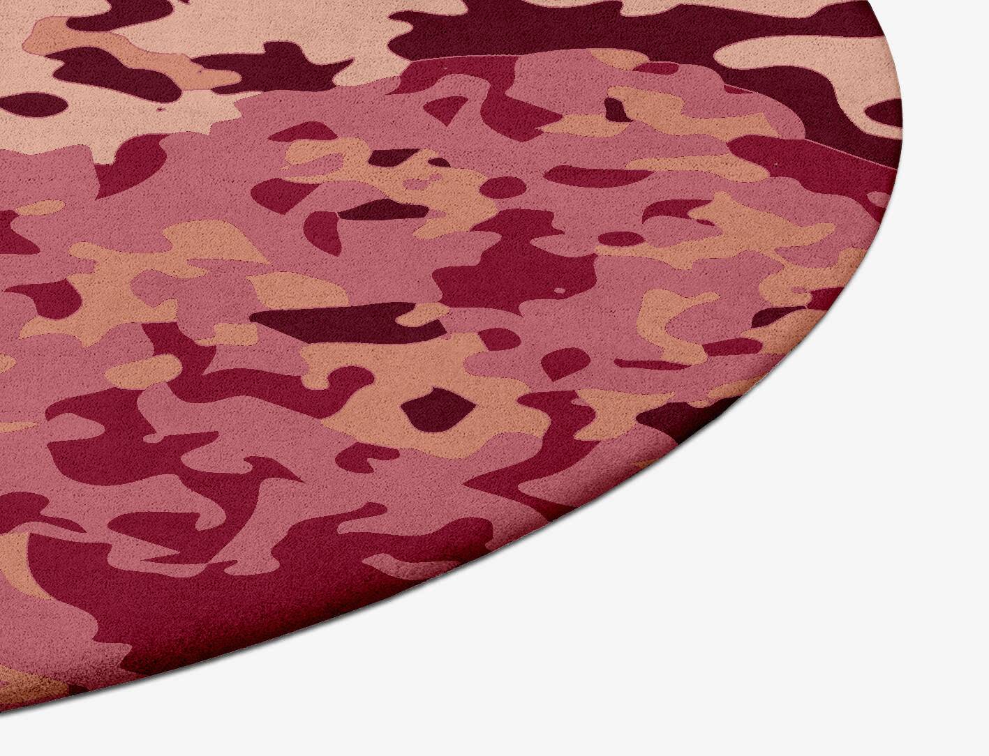 Pomegranate Surface Art Oval Hand Tufted Pure Wool Custom Rug by Rug Artisan