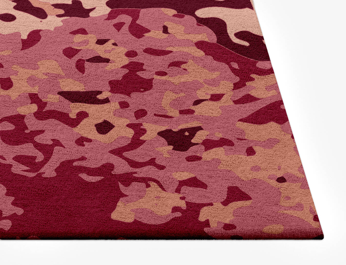 Pomegranate Surface Art Rectangle Hand Tufted Pure Wool Custom Rug by Rug Artisan