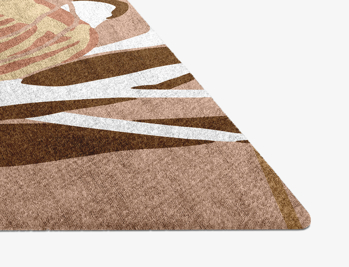 Potpourri Field of Flowers Diamond Hand Knotted Bamboo Silk Custom Rug by Rug Artisan