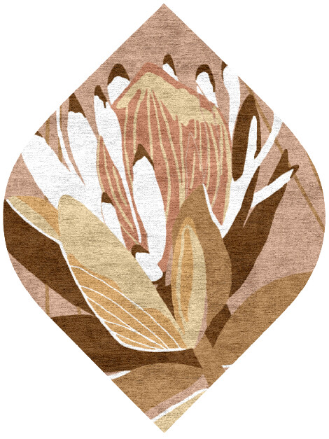 Potpourri Ogee Hand Knotted Bamboo Silk custom handmade rug