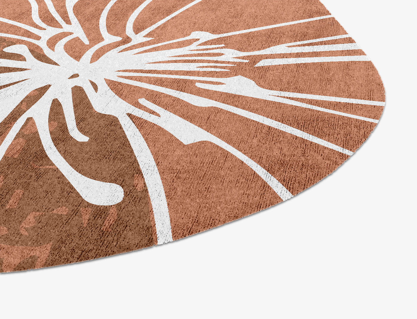 Primroses Field of Flowers Oblong Hand Knotted Bamboo Silk Custom Rug by Rug Artisan