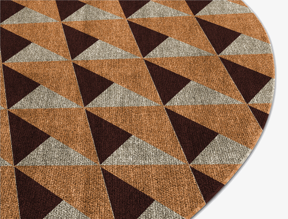 Prism Geometric Oval Flatweave Bamboo Silk Custom Rug by Rug Artisan