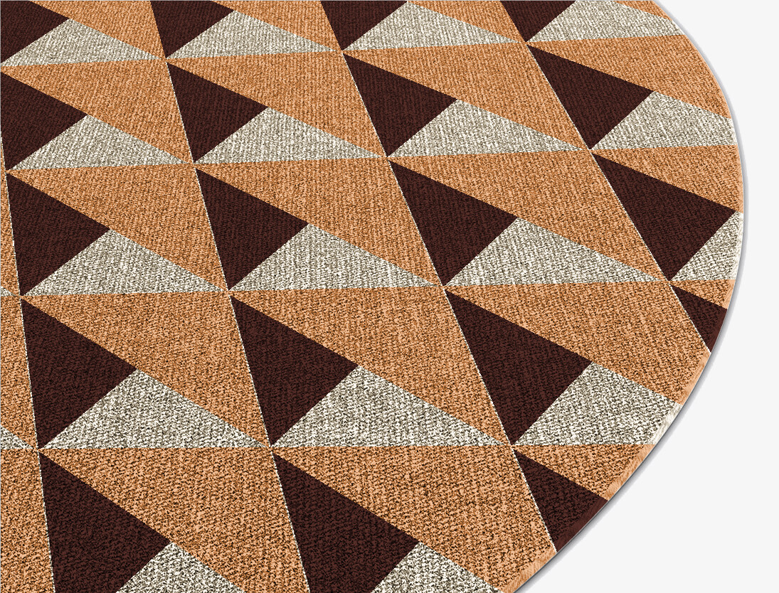 Prism Geometric Oval Flatweave New Zealand Wool Custom Rug by Rug Artisan