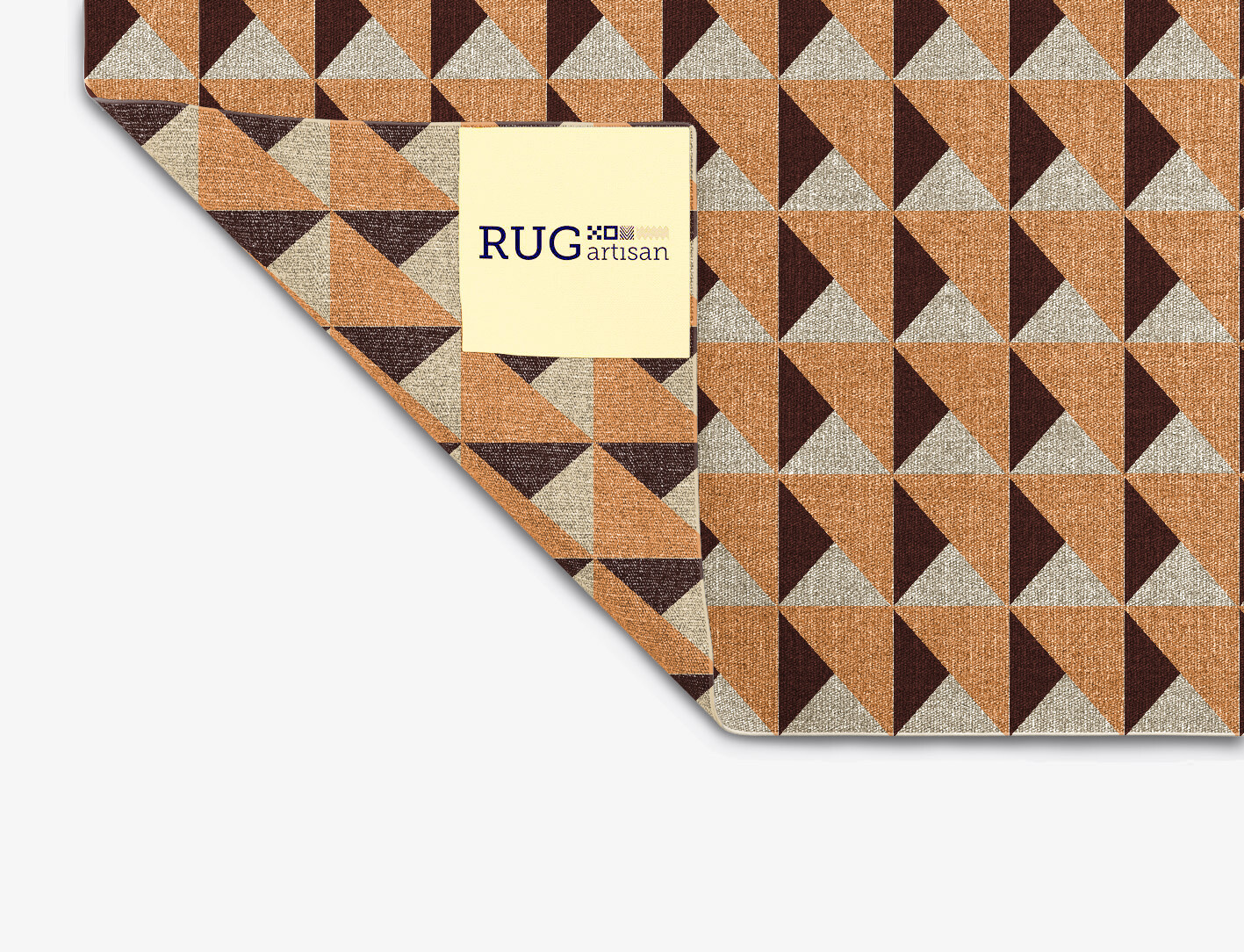 Prism Geometric Rectangle Flatweave New Zealand Wool Custom Rug by Rug Artisan