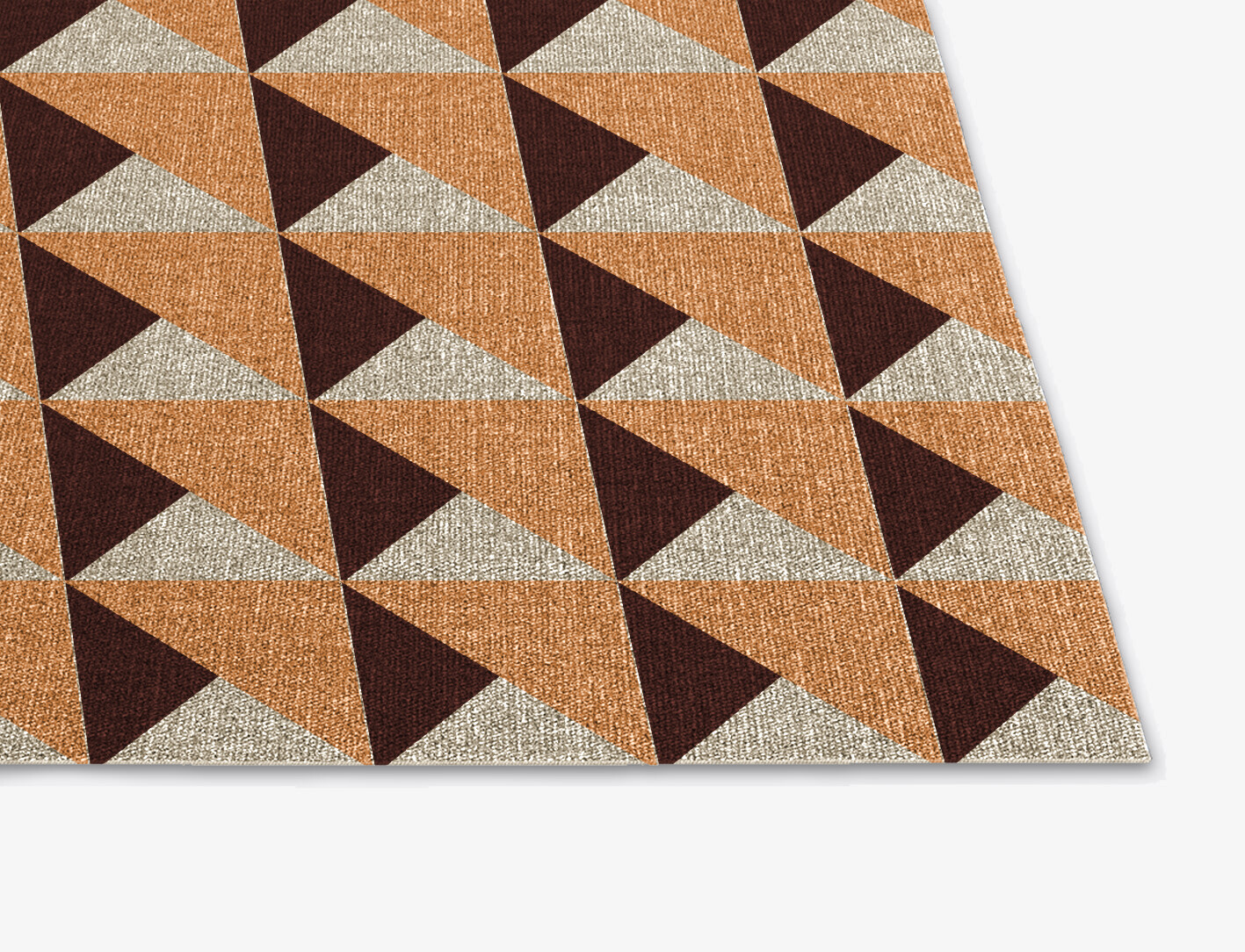 Prism Geometric Square Flatweave New Zealand Wool Custom Rug by Rug Artisan