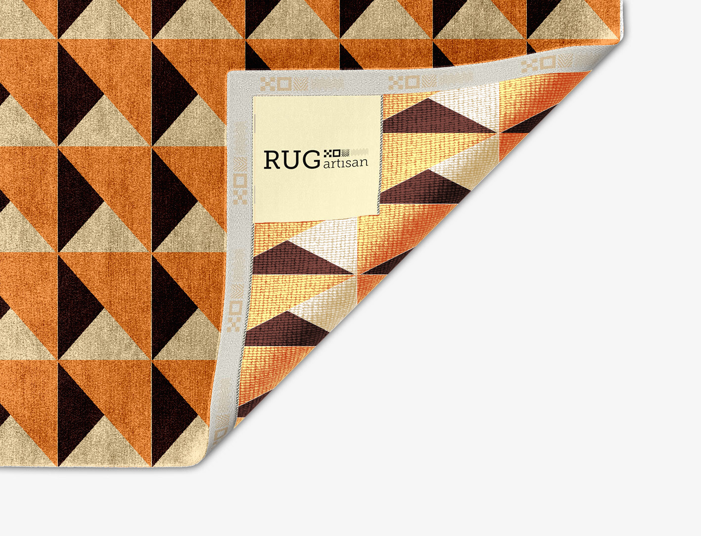 Prism Geometric Arch Hand Knotted Bamboo Silk Custom Rug by Rug Artisan