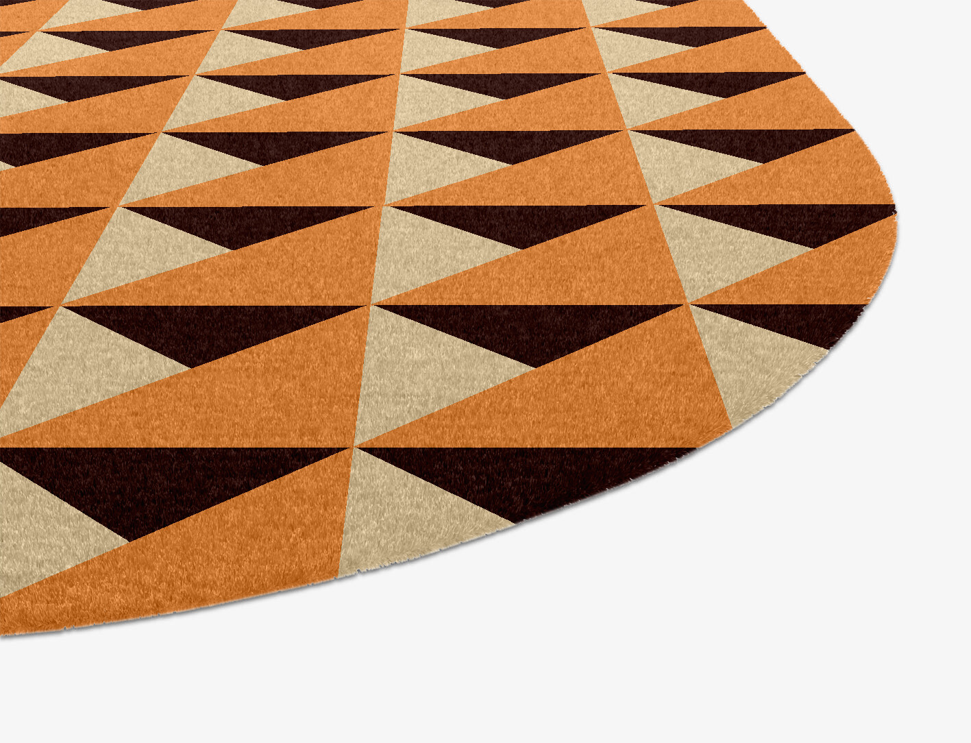 Prism Geometric Oblong Hand Knotted Tibetan Wool Custom Rug by Rug Artisan