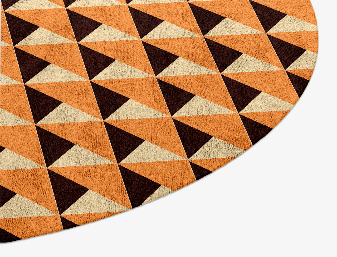 Prism Geometric Oval Hand Knotted Bamboo Silk Custom Rug by Rug Artisan