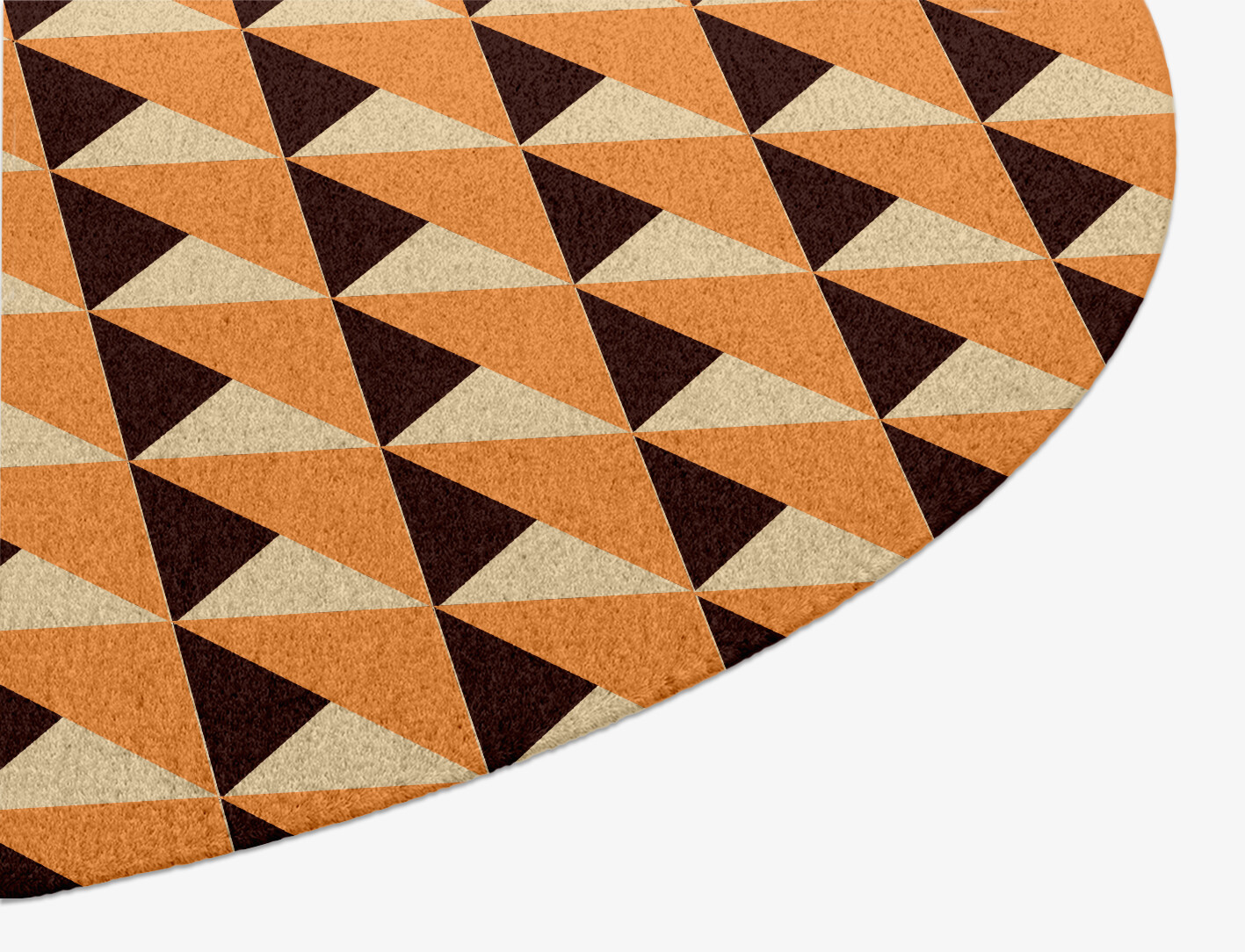 Prism Geometric Oval Hand Knotted Tibetan Wool Custom Rug by Rug Artisan
