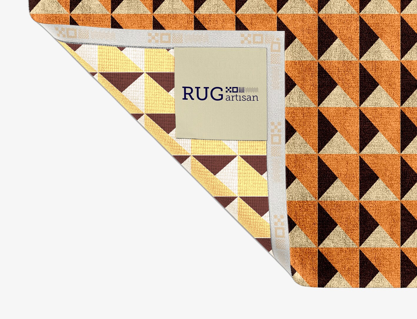Prism Geometric Rectangle Hand Knotted Bamboo Silk Custom Rug by Rug Artisan