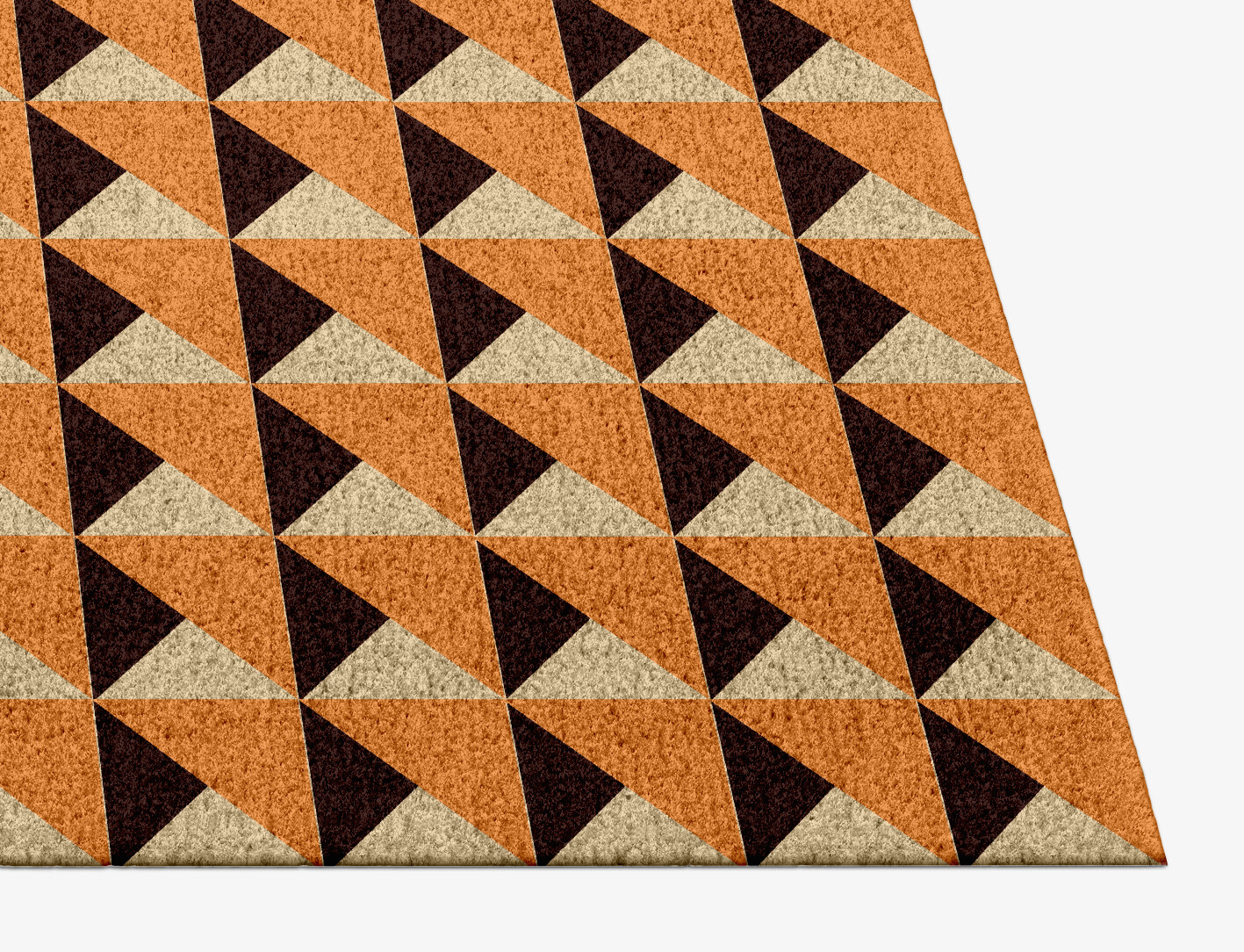 Prism Geometric Rectangle Hand Knotted Tibetan Wool Custom Rug by Rug Artisan