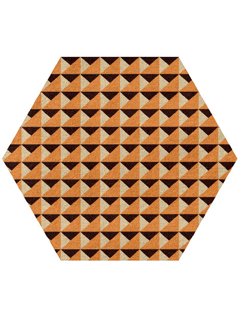 Prism Geometric Hexagon Hand Tufted Pure Wool Custom Rug by Rug Artisan