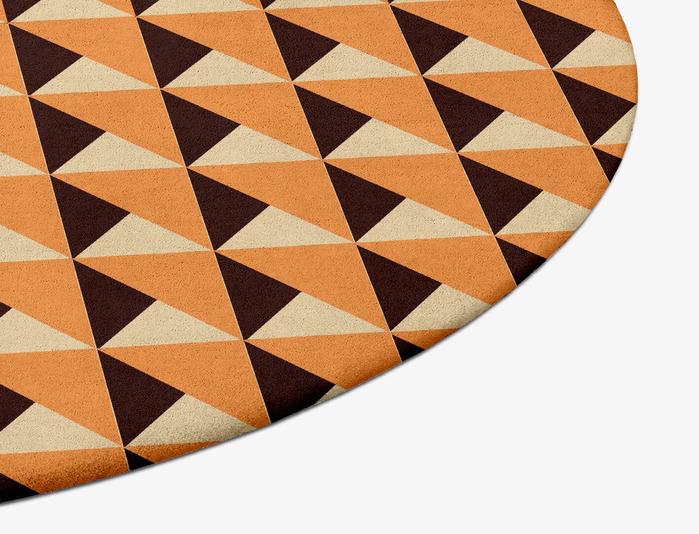 Prism Geometric Oval Hand Tufted Pure Wool Custom Rug by Rug Artisan