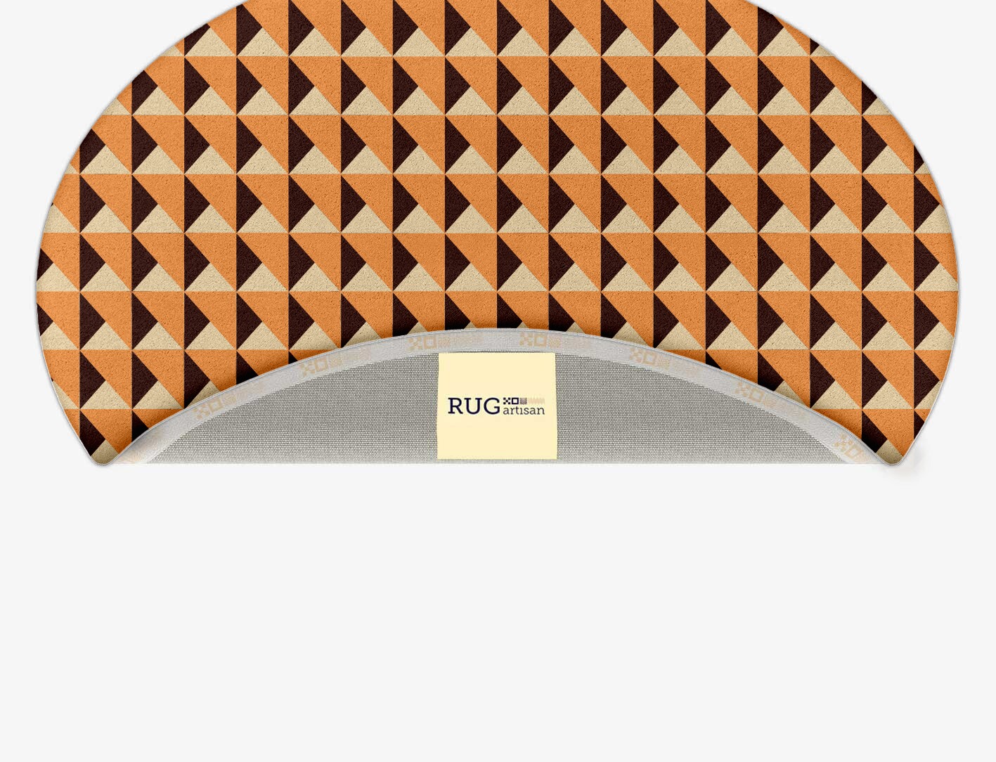 Prism Geometric Oval Hand Tufted Pure Wool Custom Rug by Rug Artisan