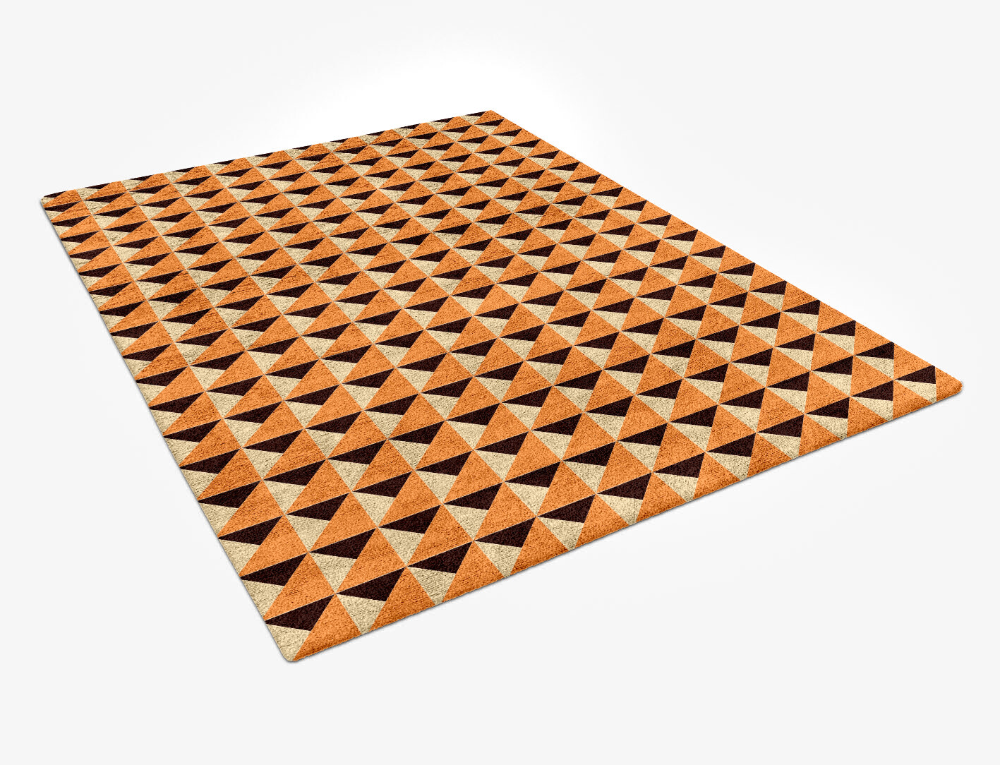 Prism Geometric Rectangle Hand Tufted Bamboo Silk Custom Rug by Rug Artisan
