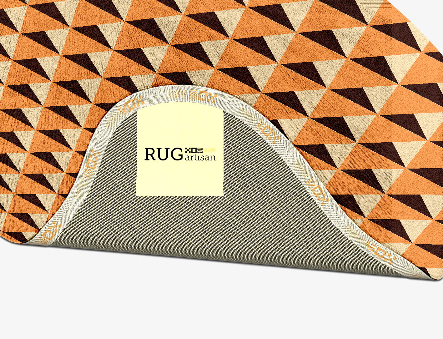 Prism Geometric Splash Hand Tufted Bamboo Silk Custom Rug by Rug Artisan