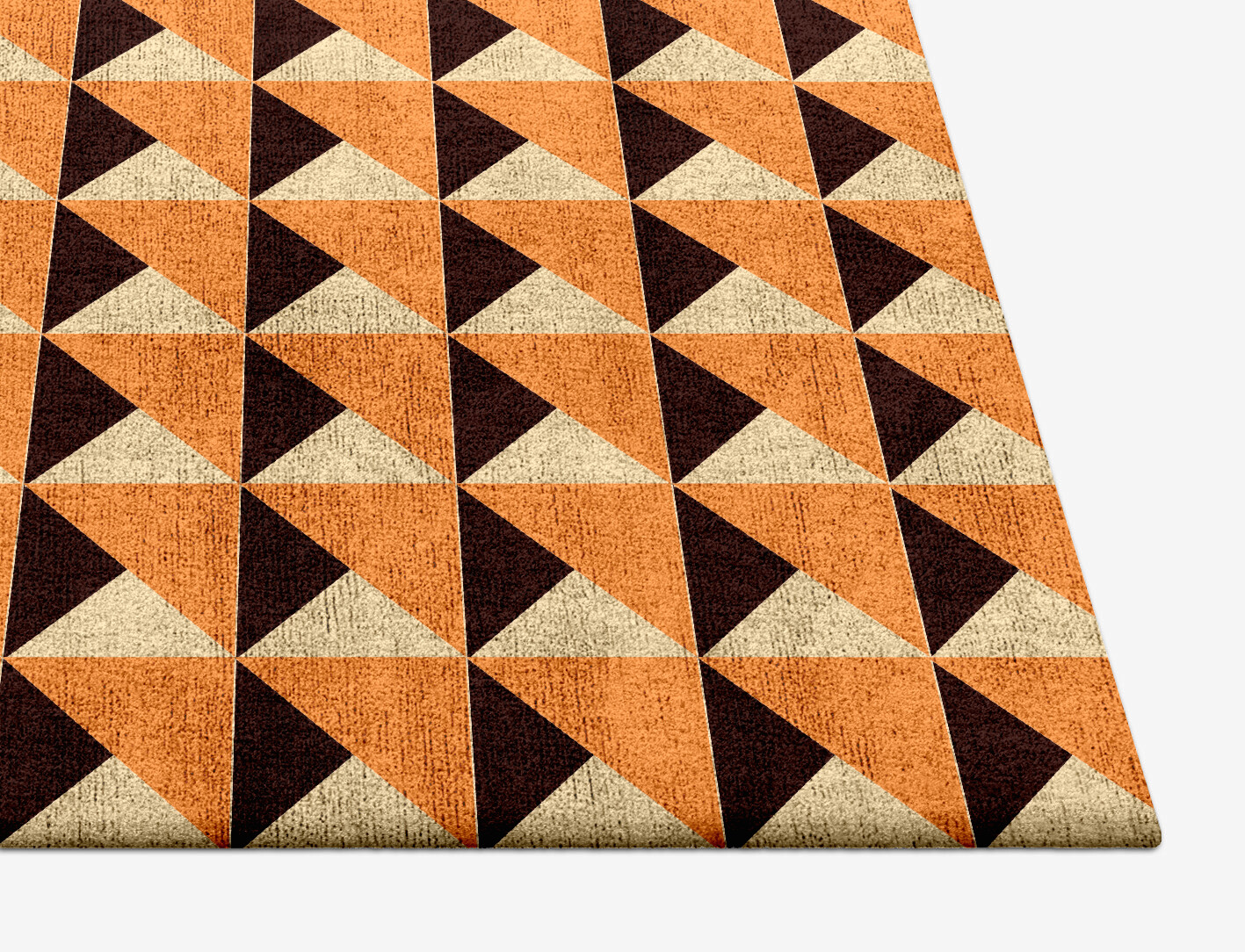 Prism Geometric Square Hand Tufted Bamboo Silk Custom Rug by Rug Artisan