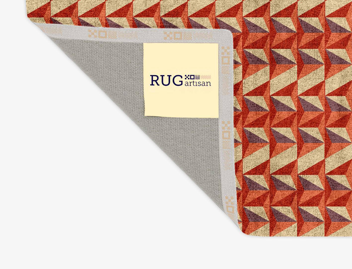 Prisms Modern Geometrics Rectangle Hand Tufted Bamboo Silk Custom Rug by Rug Artisan