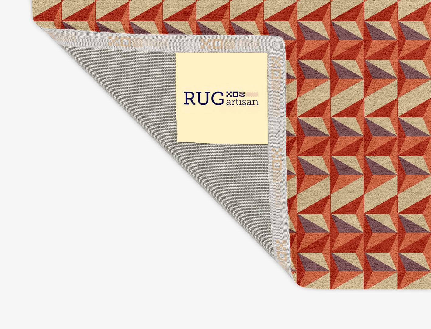 Prisms Modern Geometrics Rectangle Hand Tufted Pure Wool Custom Rug by Rug Artisan