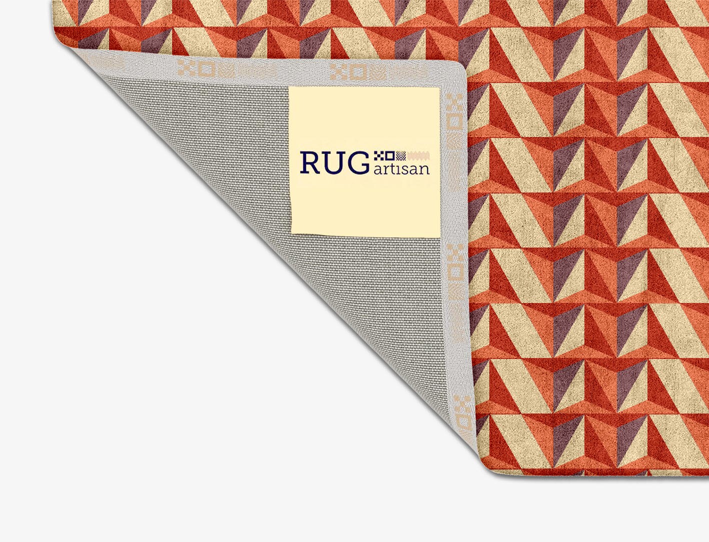 Prisms Geometric Square Hand Tufted Bamboo Silk Custom Rug by Rug Artisan