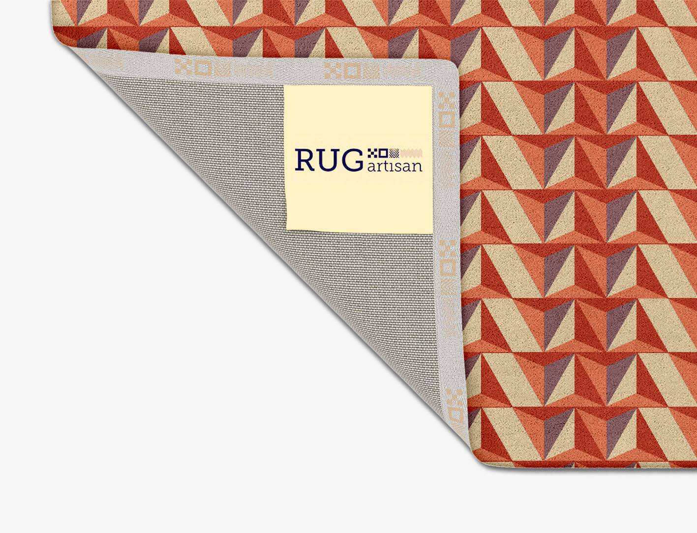 Prisms Modern Geometrics Square Hand Tufted Pure Wool Custom Rug by Rug Artisan