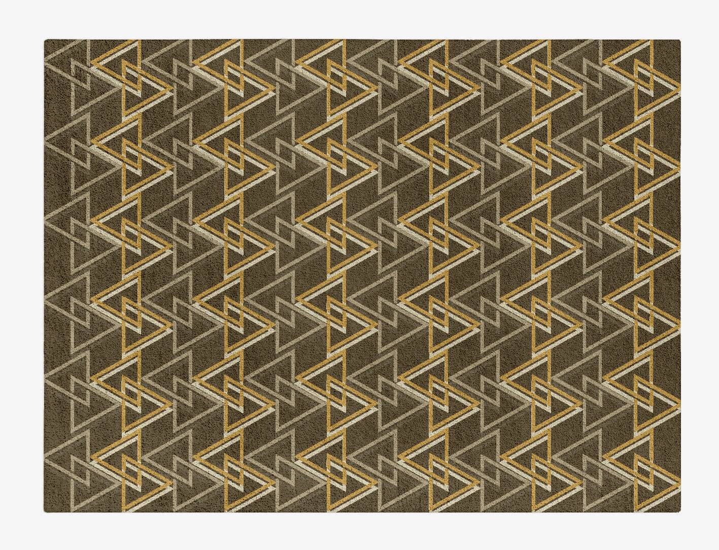 Psychotrope Modern Geometrics Rectangle Hand Tufted Pure Wool Custom Rug by Rug Artisan