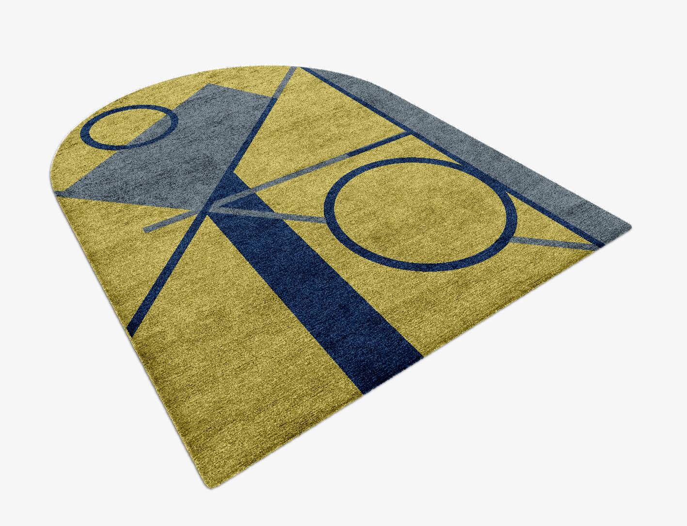 Pulleys Kids Arch Hand Knotted Bamboo Silk Custom Rug by Rug Artisan