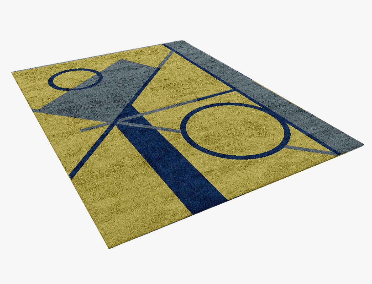 Pulleys Kids Rectangle Hand Knotted Bamboo Silk Custom Rug by Rug Artisan