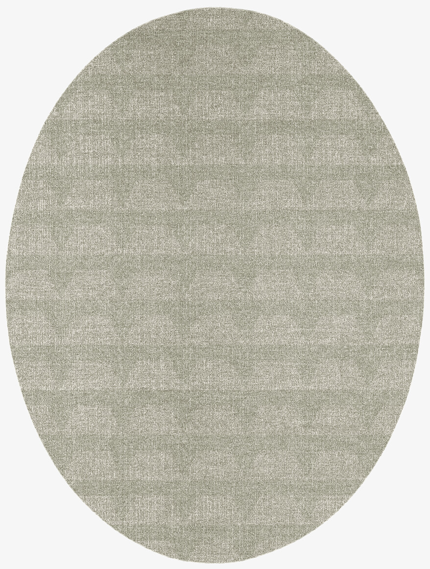 Pulse Minimalist Oval Flatweave New Zealand Wool Custom Rug by Rug Artisan