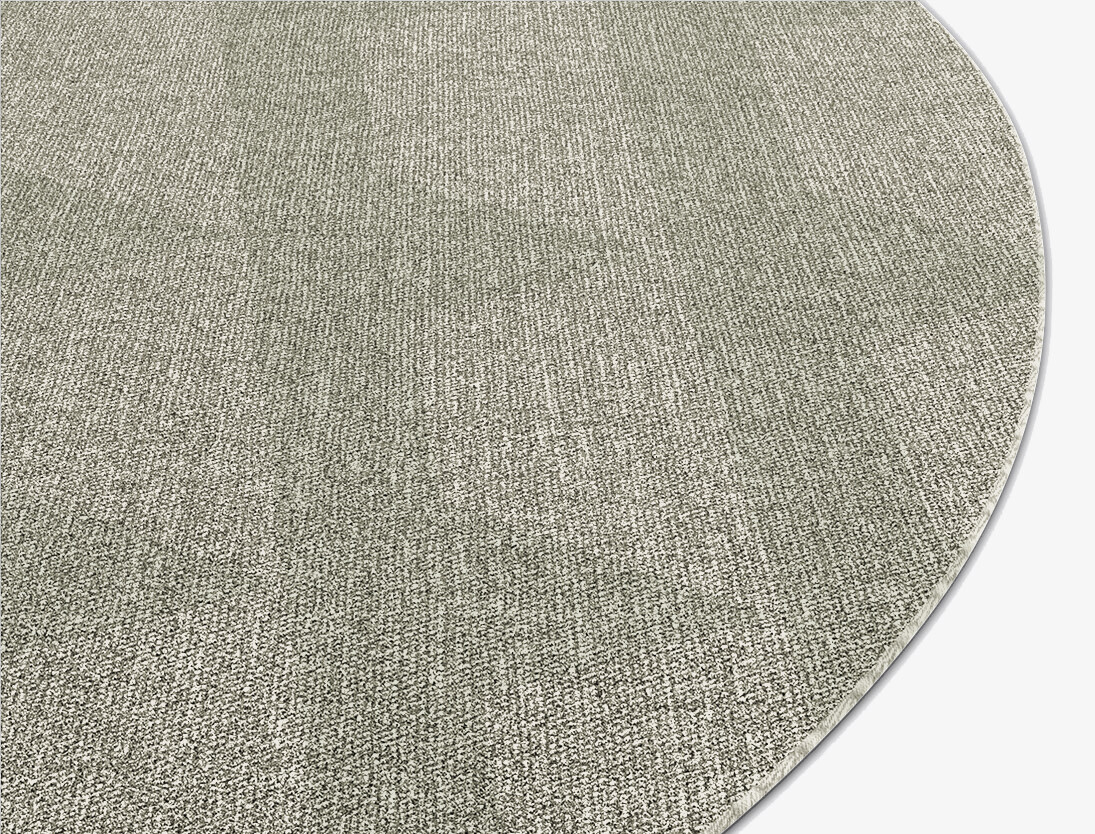 Pulse Minimalist Round Flatweave New Zealand Wool Custom Rug by Rug Artisan