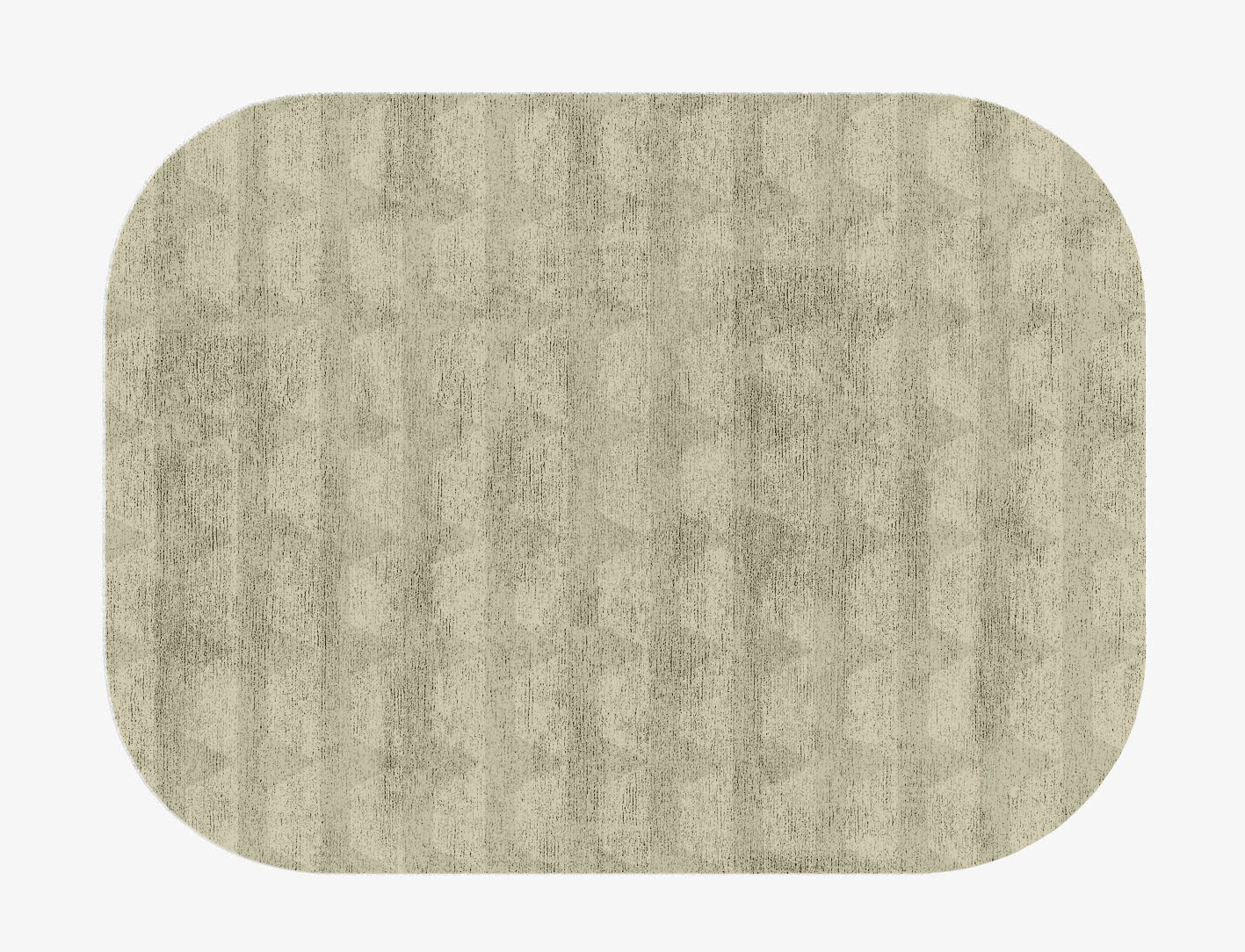 Pulse Minimalist Oblong Hand Knotted Bamboo Silk Custom Rug by Rug Artisan