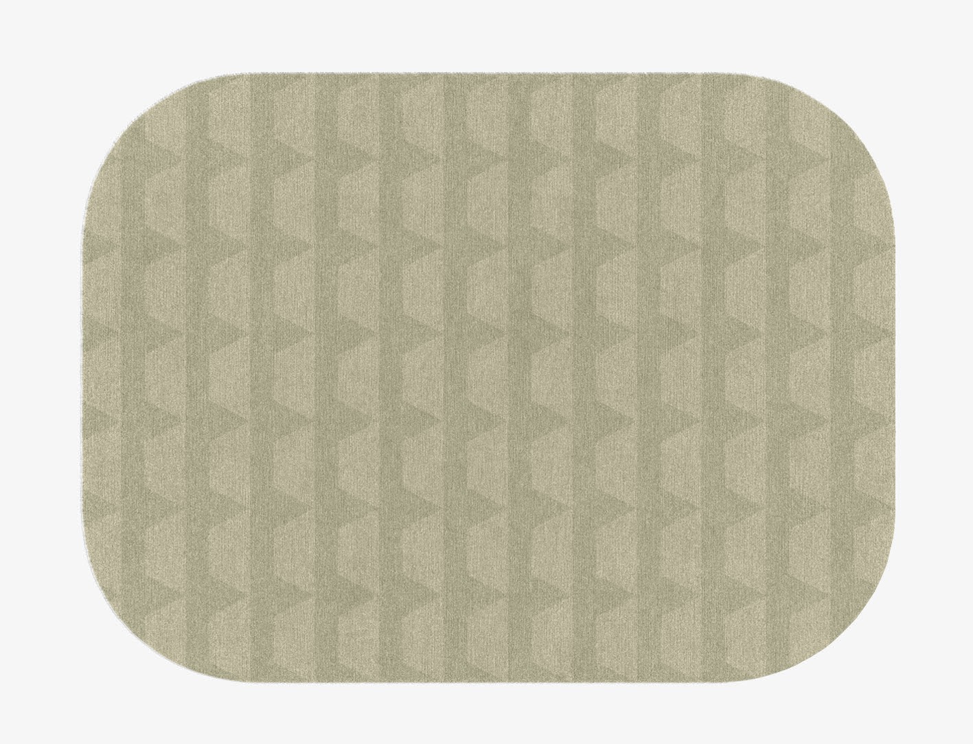 Pulse Minimalist Oblong Hand Knotted Tibetan Wool Custom Rug by Rug Artisan
