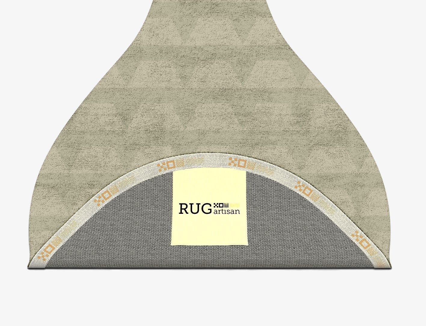 Pulse Minimalist Drop Hand Tufted Bamboo Silk Custom Rug by Rug Artisan