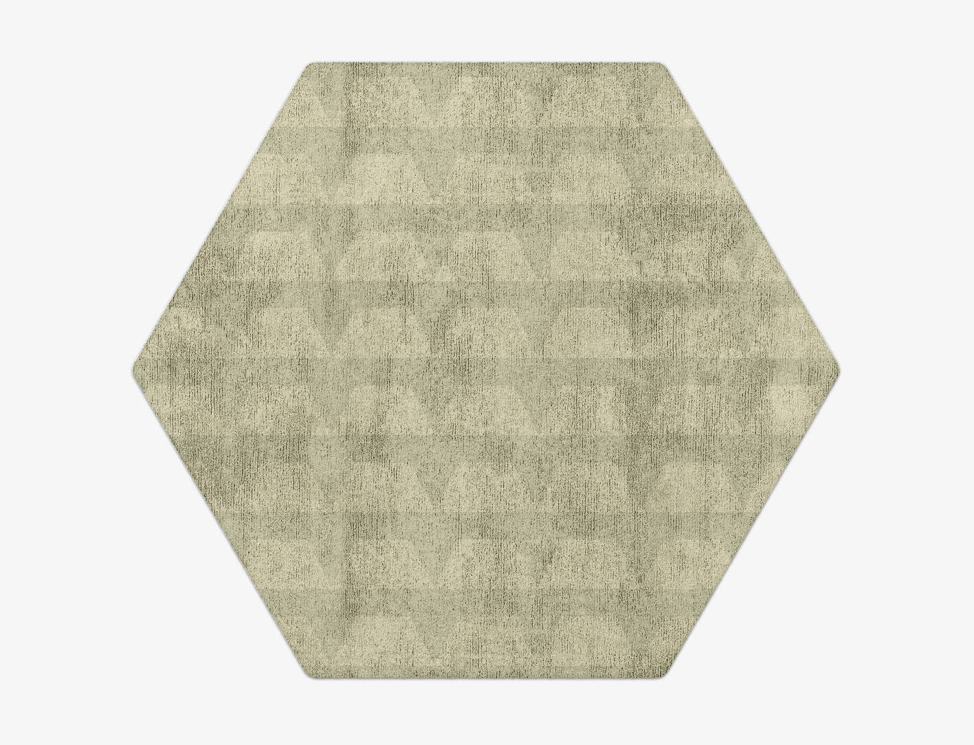 Pulse Minimalist Hexagon Hand Tufted Bamboo Silk Custom Rug by Rug Artisan