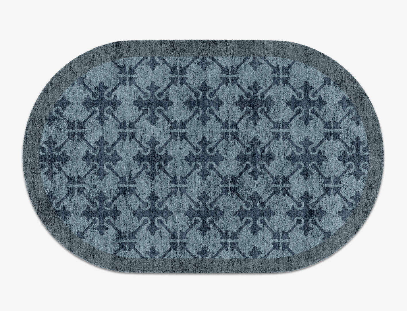 Puzzle Geometric Capsule Hand Knotted Bamboo Silk Custom Rug by Rug Artisan