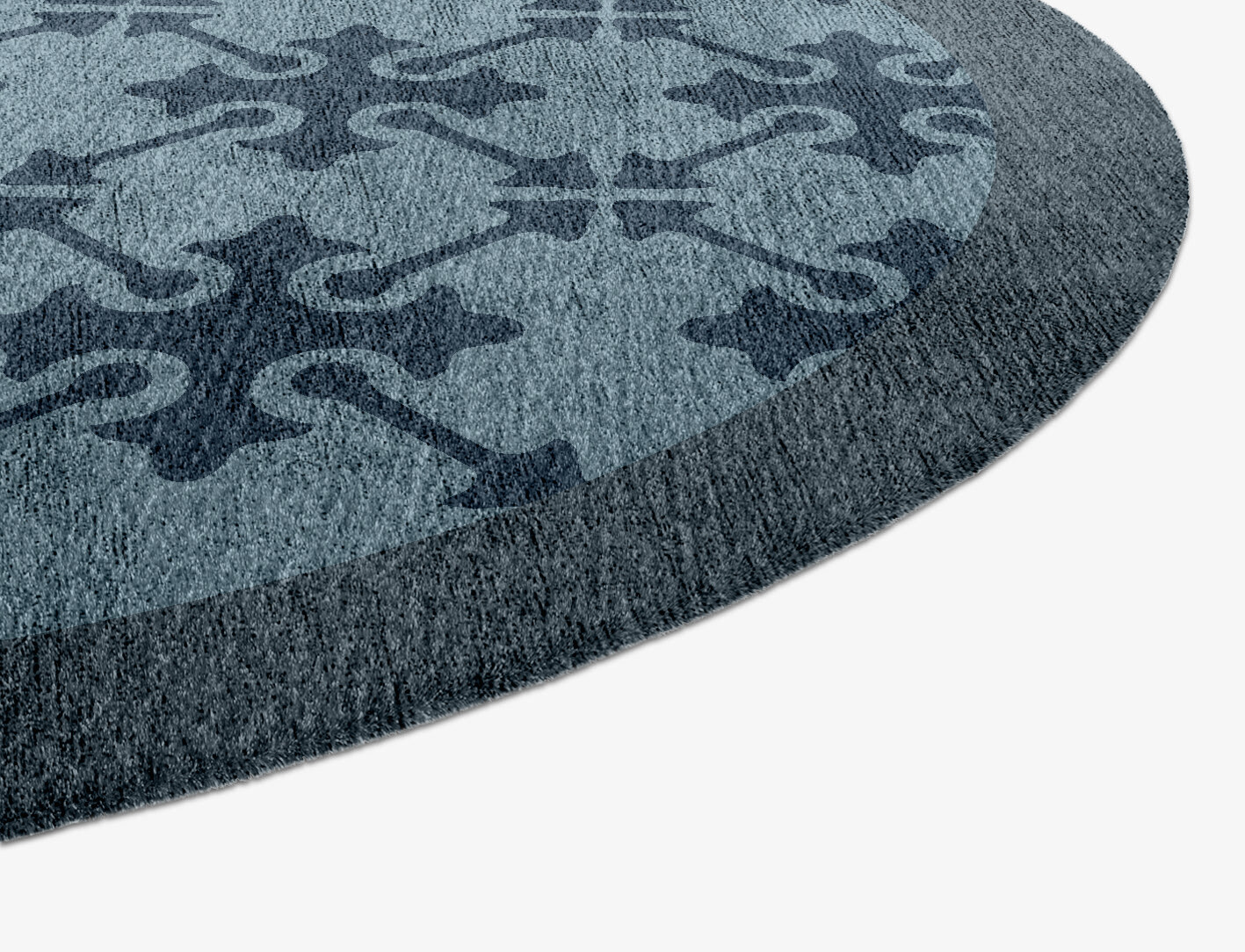 Puzzle Geometric Capsule Hand Knotted Bamboo Silk Custom Rug by Rug Artisan
