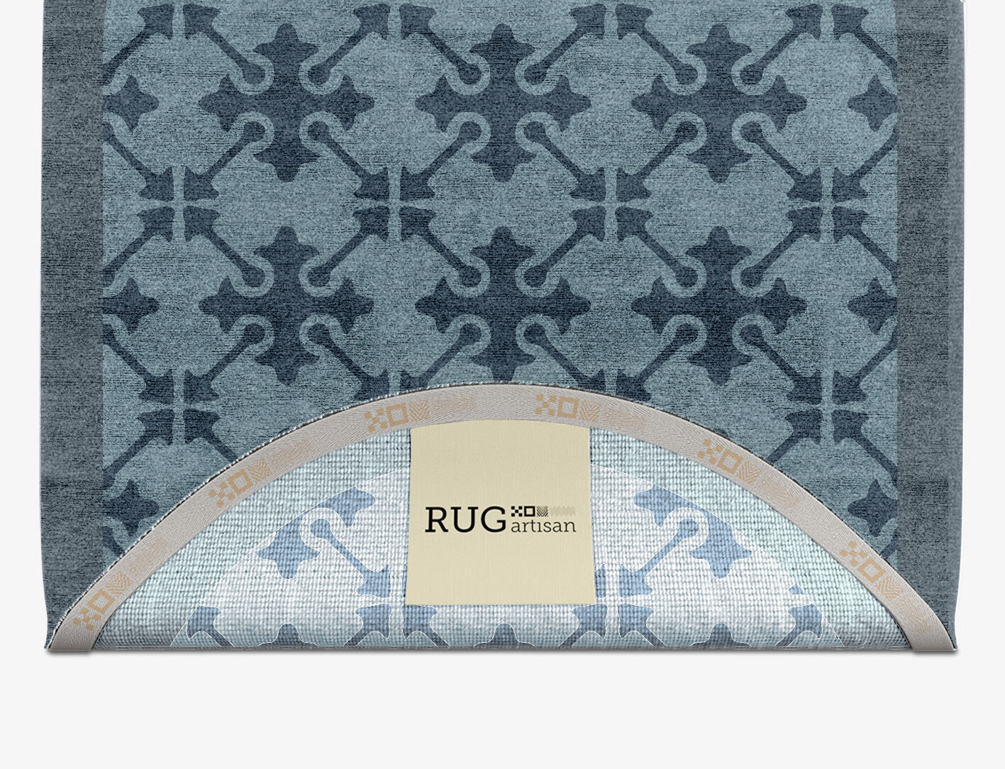 Puzzle Geometric Capsule Hand Knotted Bamboo Silk Custom Rug by Rug Artisan