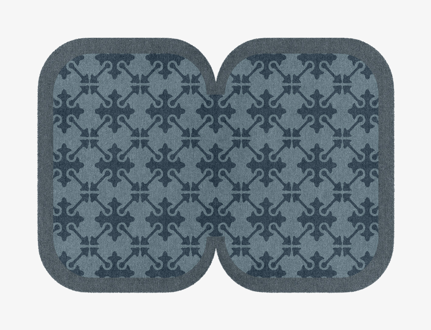 Puzzle Geometric Eight Hand Knotted Tibetan Wool Custom Rug by Rug Artisan