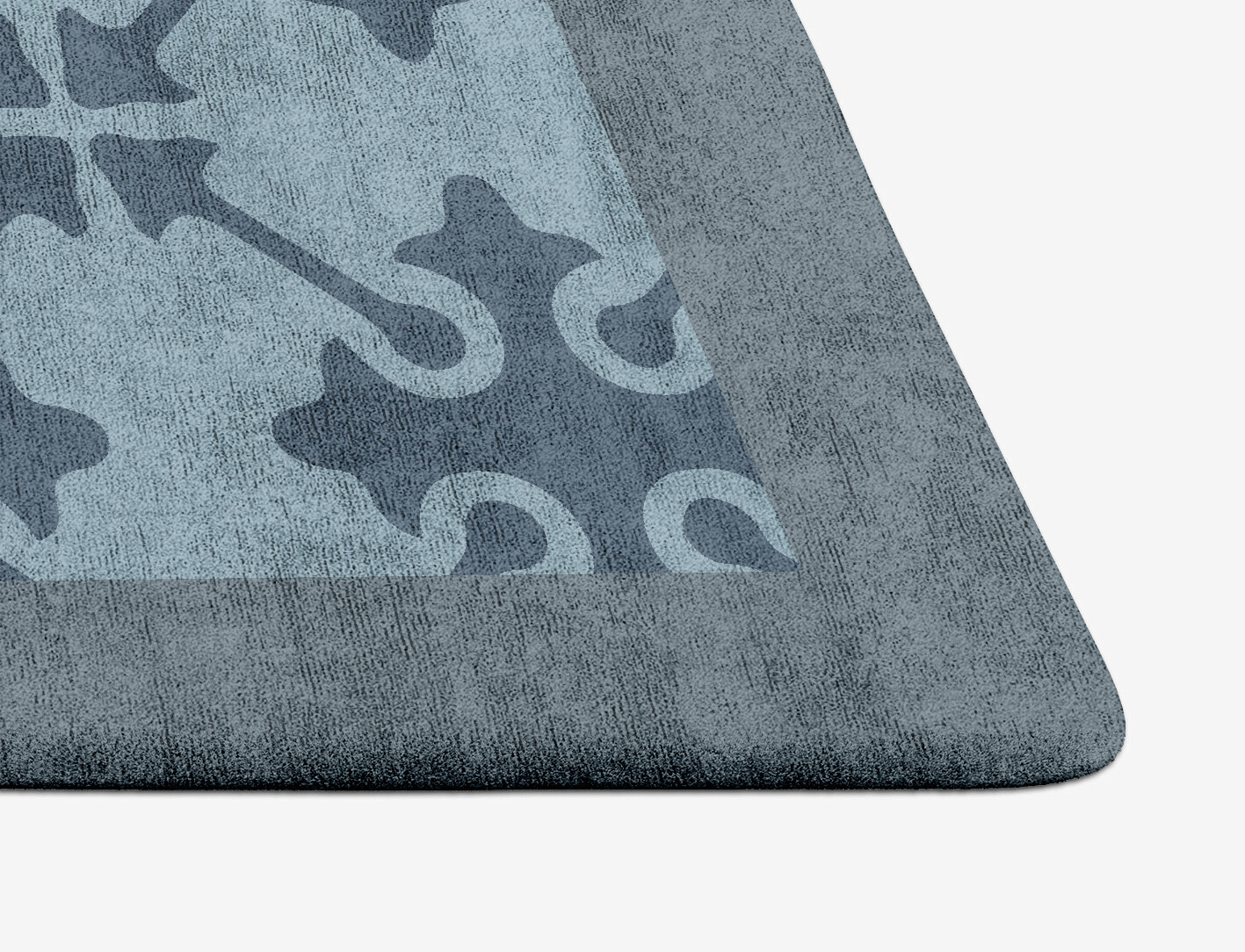 Puzzle Geometric Arch Hand Tufted Bamboo Silk Custom Rug by Rug Artisan