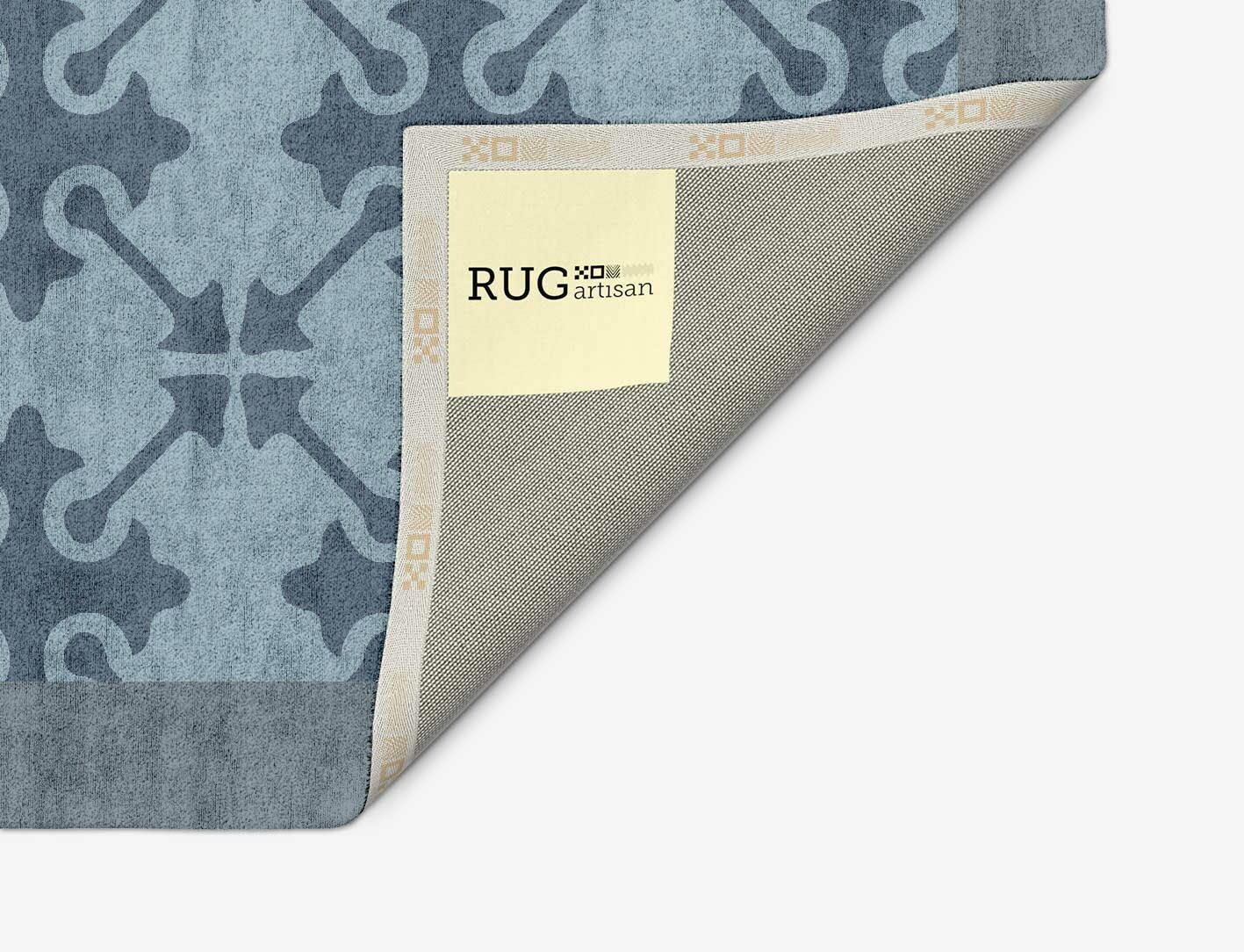 Puzzle Geometric Arch Hand Tufted Bamboo Silk Custom Rug by Rug Artisan