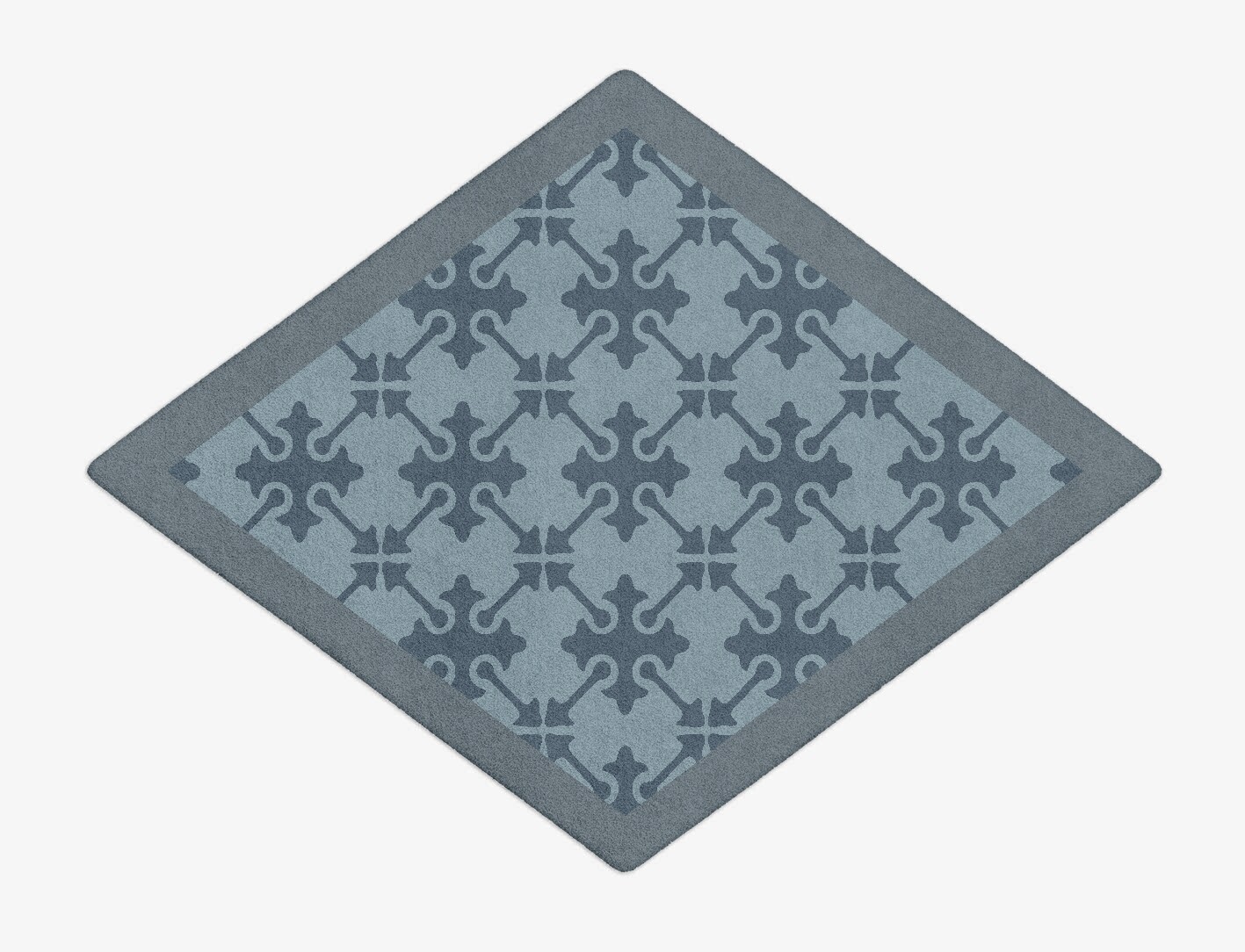 Puzzle Geometric Diamond Hand Tufted Pure Wool Custom Rug by Rug Artisan